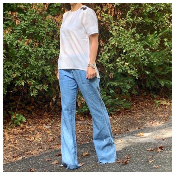 ✨PARIS ✨White tunic top button detail - Picture 4 of 8